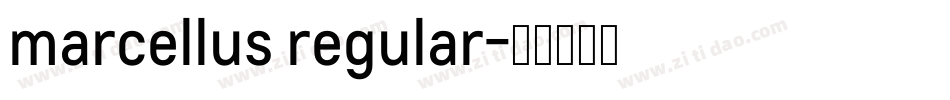 marcellus regular字体转换